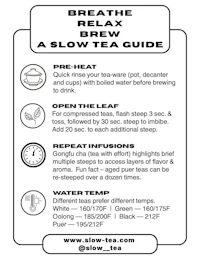 how to brew slow tea guide