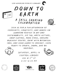down to earth a community skill sharing celebration